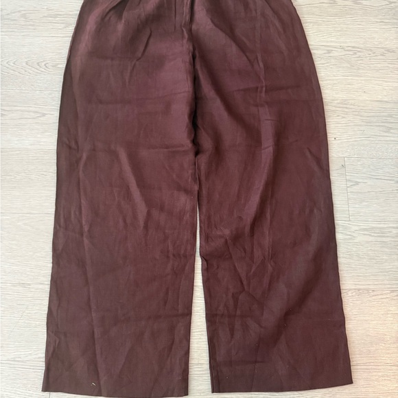 Madewell Pull On Linen wide leg Pants Size XL - Picture 5 of 5